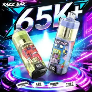 Razz Bar 65K Puffs TPD Disposable Vape | RazzBar Crystal 65000 16 Flavors | EU Warehouse In Stock