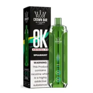 AL FAKHER 8K CRYSTAL V2 – 12000 Puffs 18ml Mesh Coil MTL/DTL LED Display