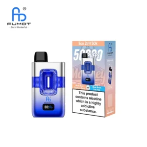 Fumot Eco 2in1 50K Puffs 50000 Disposable Vape Kit | Reusable Pod System with LED Screen Dual Flavor
